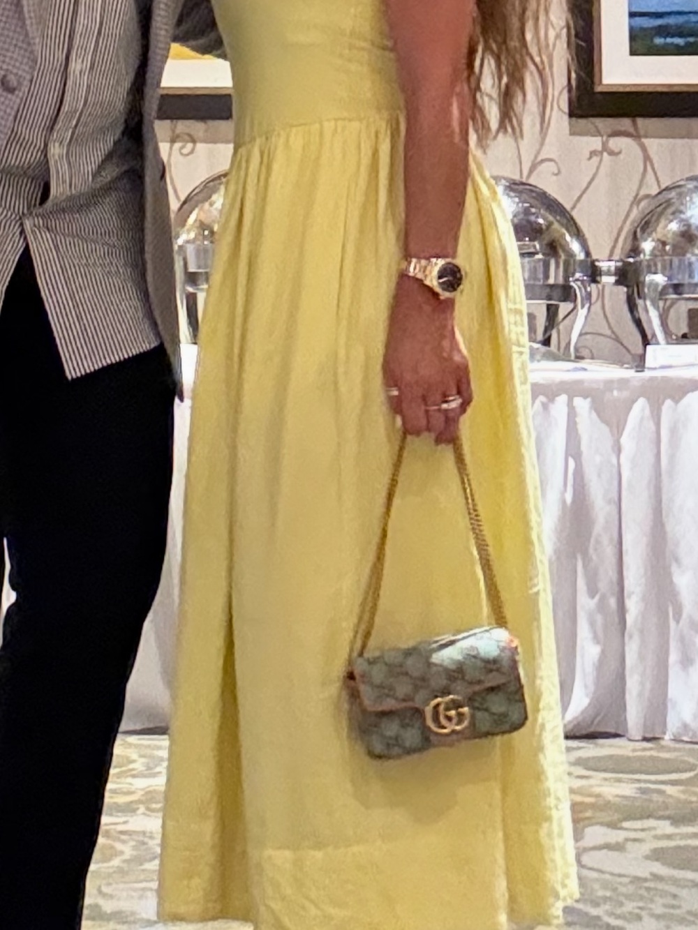 Free people *Pale Yellow Strapless Dress